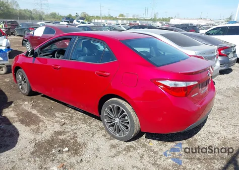 2015 Toyota Corolla S Plus from USA, damaged, VIN 2T1BURHE4FC316016